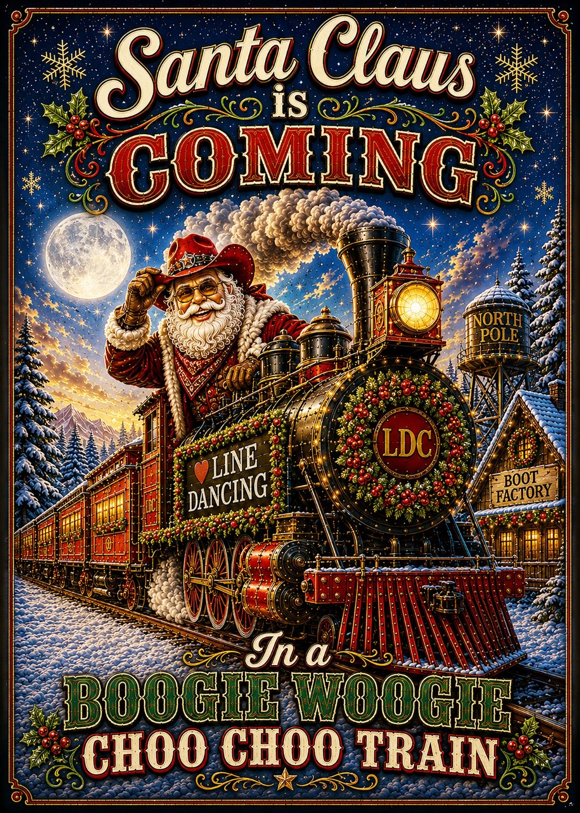 Train - Christmas Tee