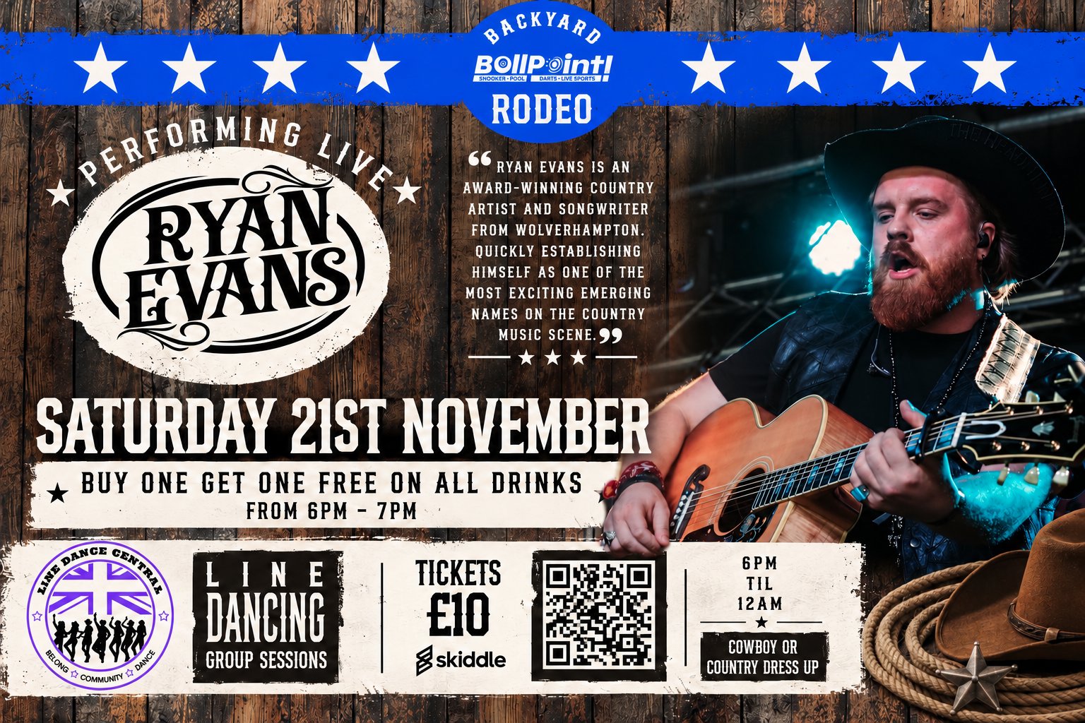 Ryan Evans Live! at Ballpoint Backyard Rodeo